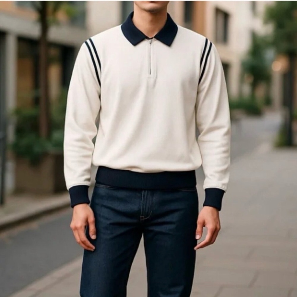 Bogey boys long sleeve polo - Medium